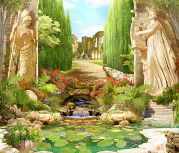 Современная фреска - 47 | Wall-Style