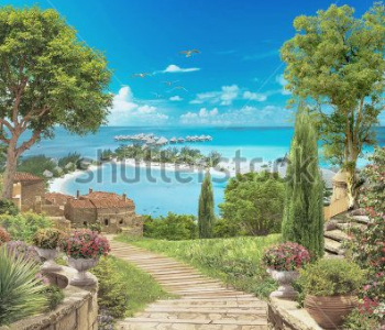 Современная фреска - 331 | Wall-Style